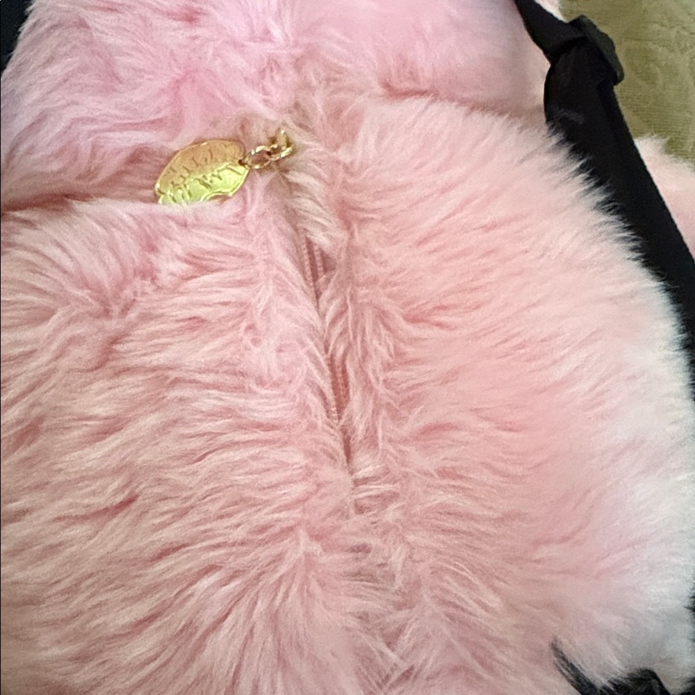 Like New Betsey Johnson Pink Bunny Backpack Plush - Picture 3 of 9